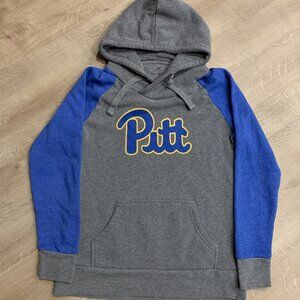Fanatics University of Pittsburgh Pitt Panthers Women’s Small S Hoodie Blue Grey